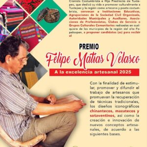 PREMIO Felipe Matias Velasco a la excelencia artesanal 2025